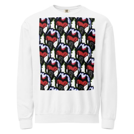 Glove. crewneck sweatshirt